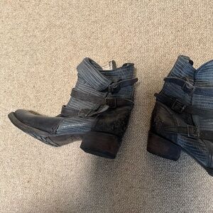 Free Bird leather booties